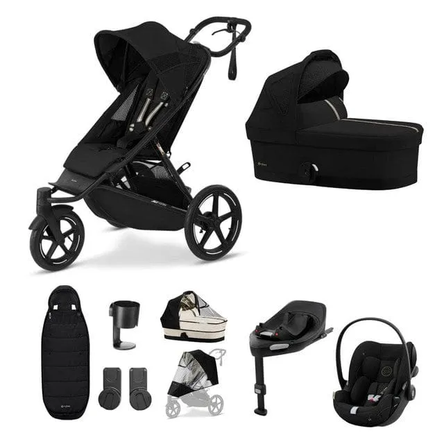 Cybex AVI Spin Luxury Cloud G Bundle - Moon Black