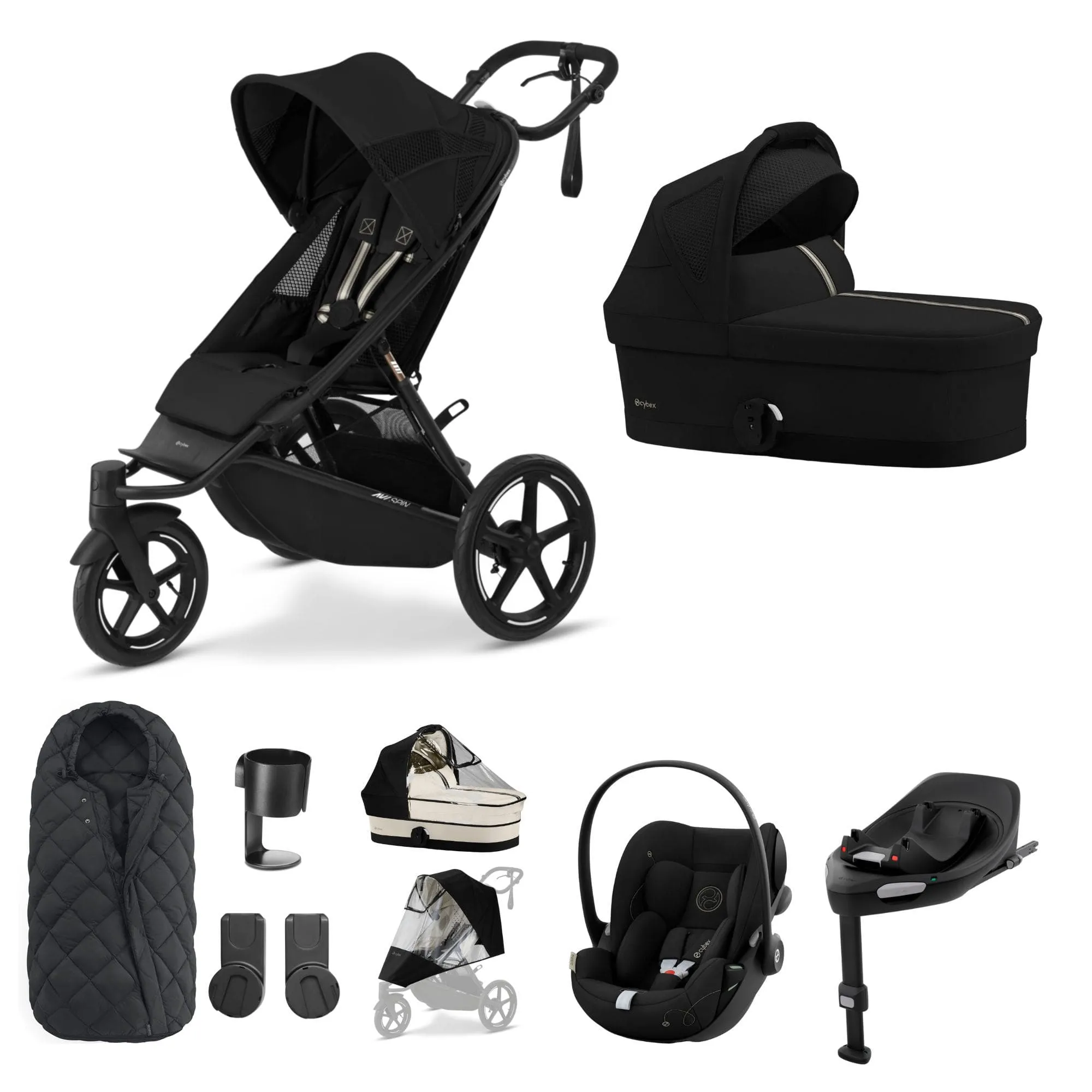 Cybex Avi Spin Luxury Kit - Moon Black
