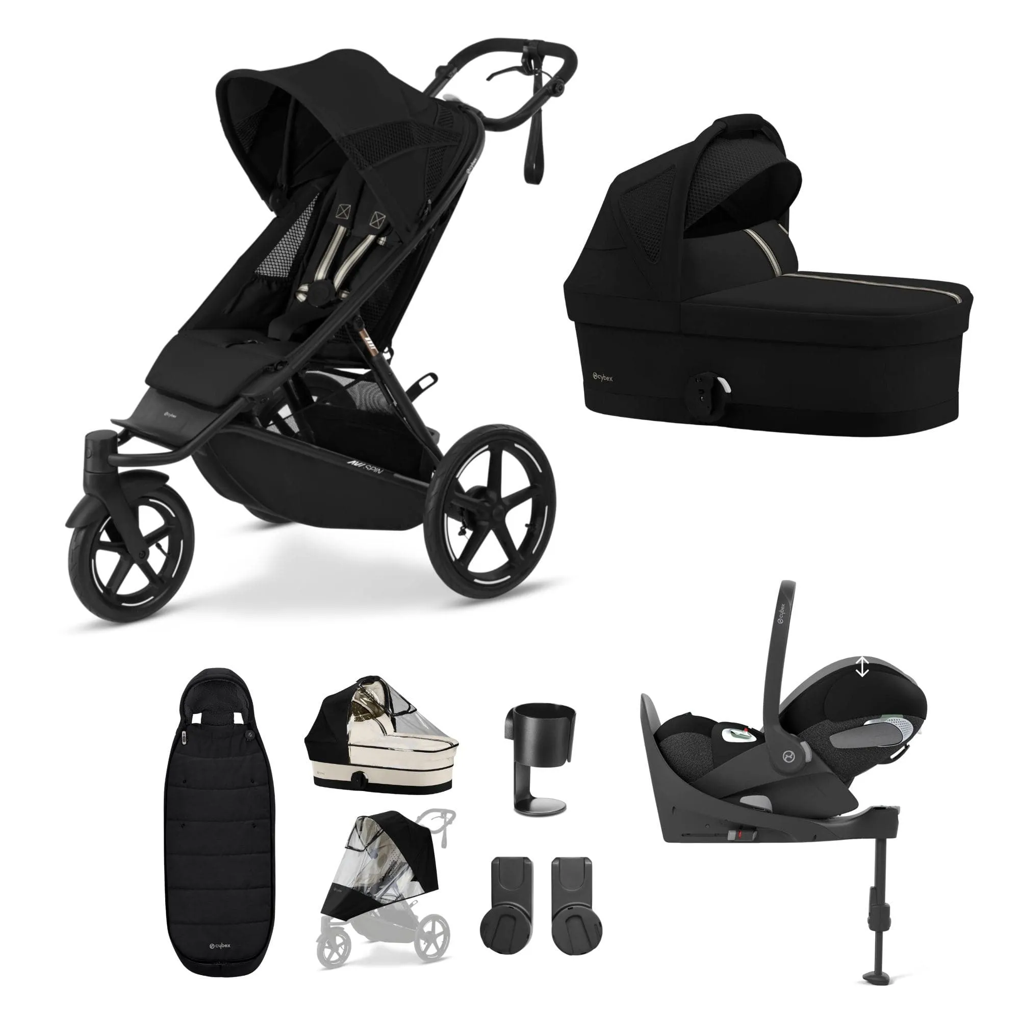 Cybex Avi Spin Luxury Kit - Moon Black
