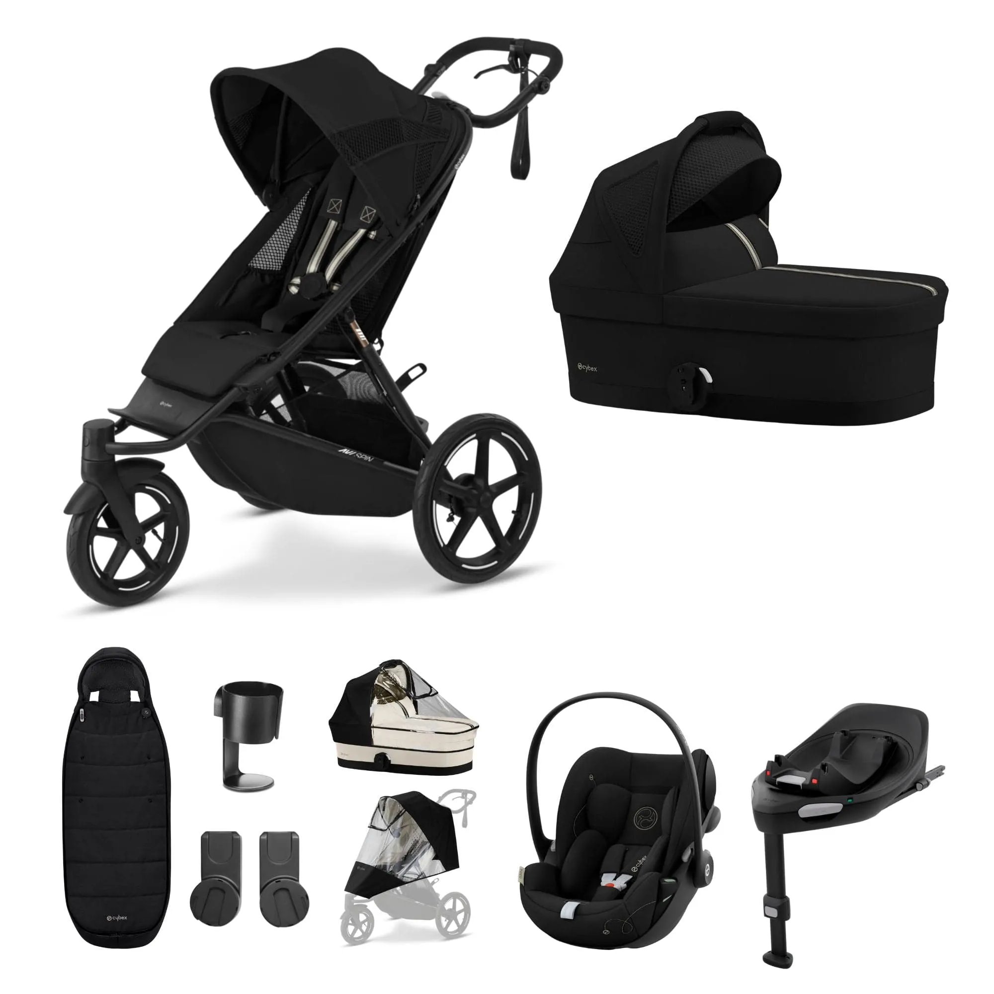 Cybex Avi Spin Luxury Kit - Moon Black