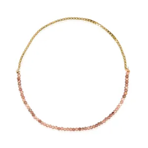 Dainty Stretchy Bracelet in 14k