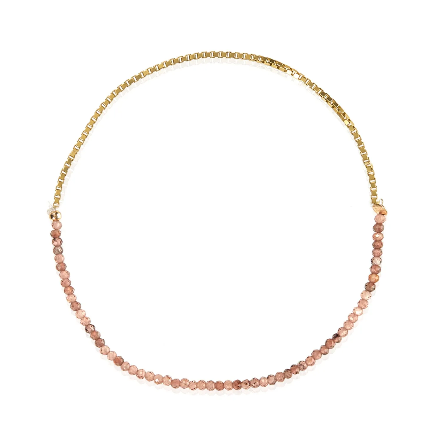 Dainty Stretchy Bracelet in 14k