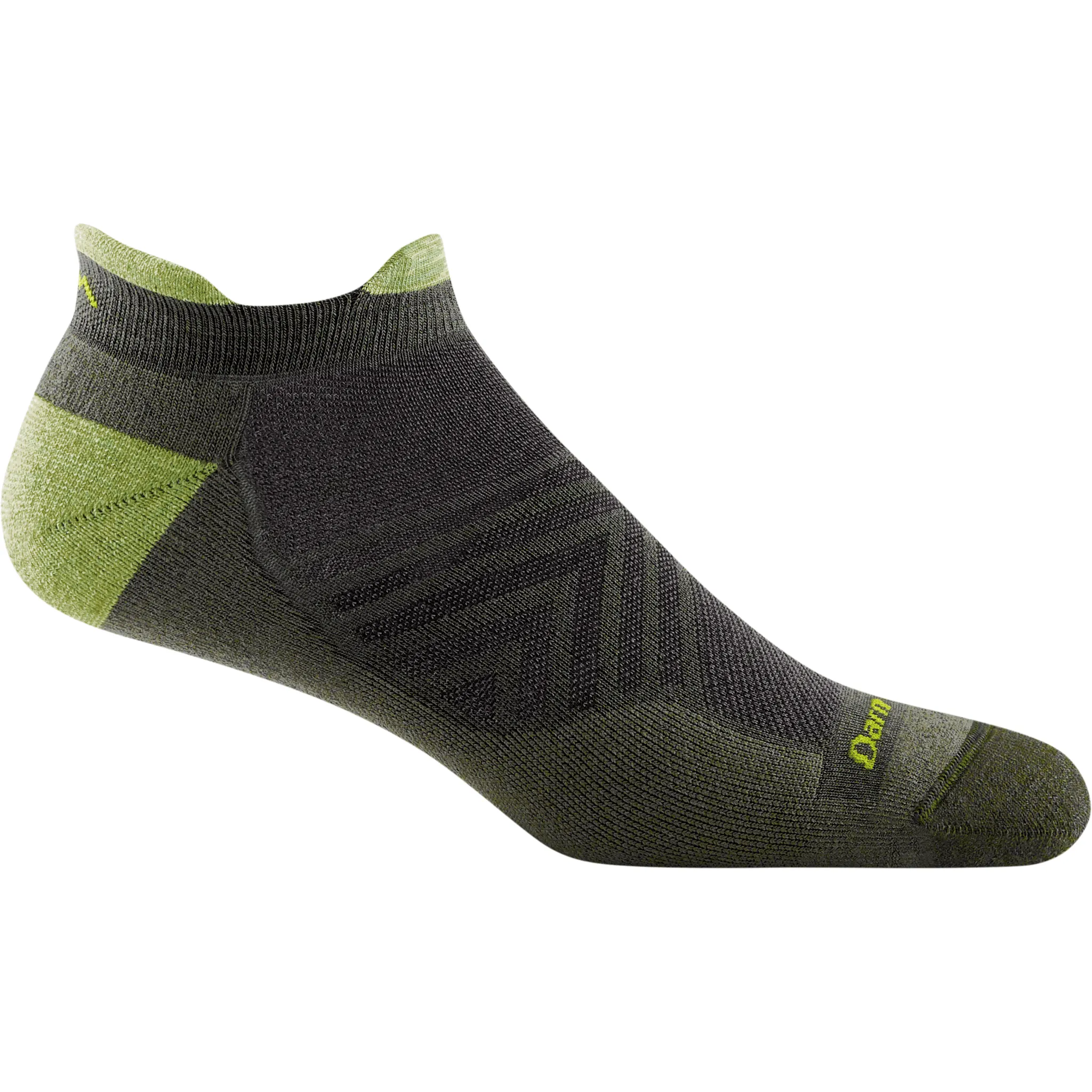 Darn Tough Mens Run No Show Tab Light Cushion Ultra-Lightweight Socks - Clearance