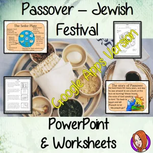 Distance Learning Passover, Jewish Festival Google Slides Lesson