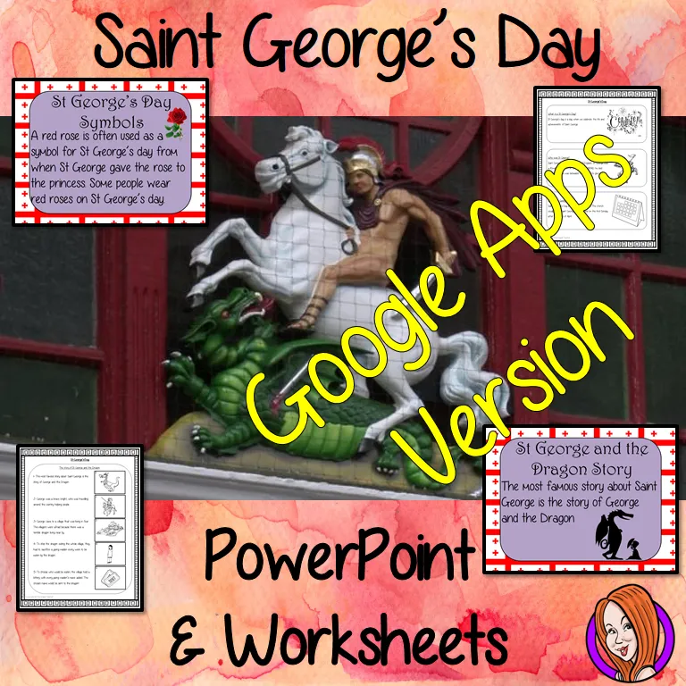 Distance Learning Saint George’s Day Google Slides Lesson