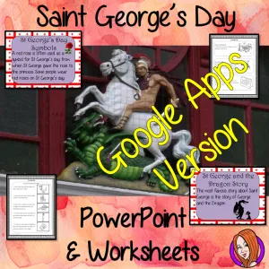 Distance Learning Saint George’s Day Google Slides Lesson