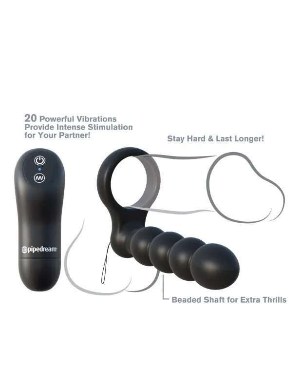 Fantasy C-Ringz Remote Control Double Penetrator - Black