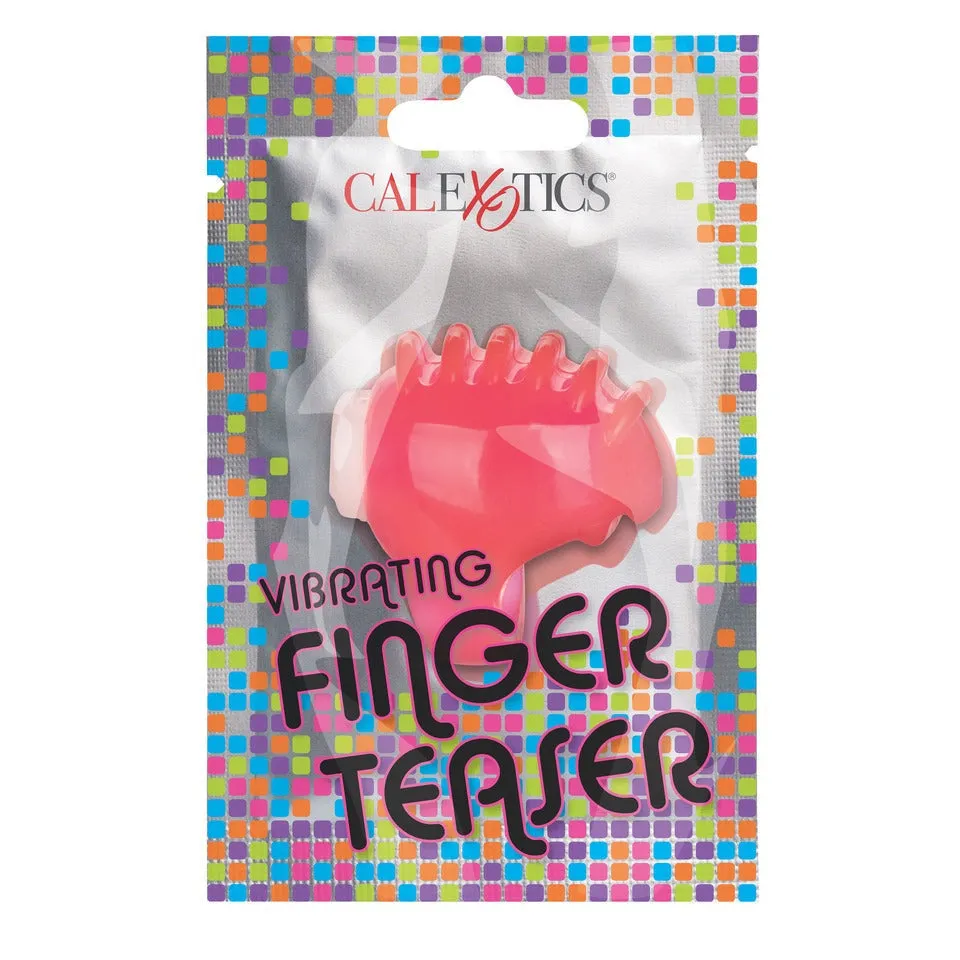 Foil Pack Vibrating Finger Teaser - Pink