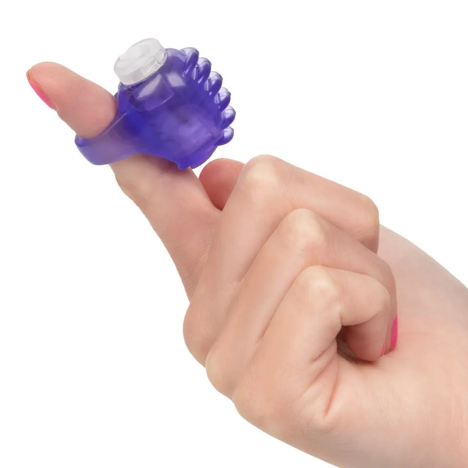 Foil Pack Vibrating Finger Teaser  - Purple