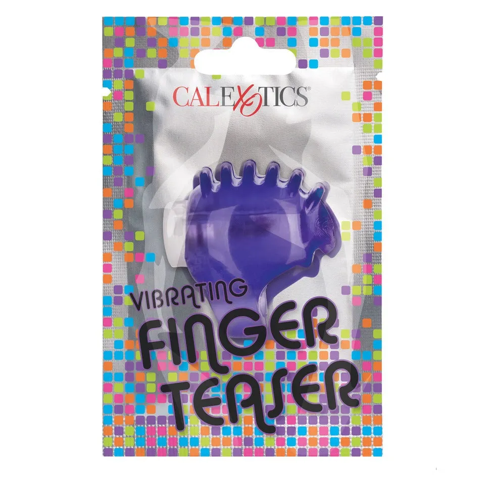 Foil Pack Vibrating Finger Teaser  - Purple
