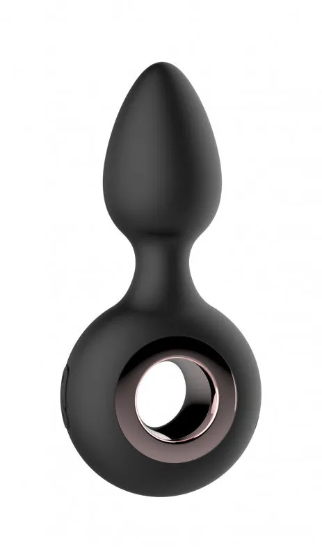 Gender Fluid Tremor Ring Plug Anal Vibe - Black