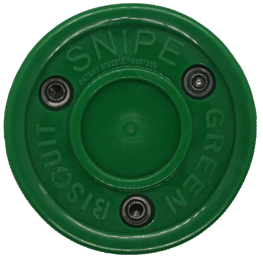 Green Biscuit Snipe Shooting Puck