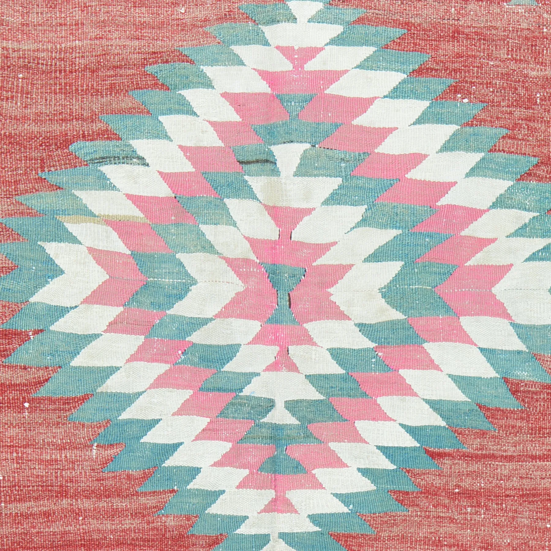 Hand-Woven Turkish Kilim Traditional Handmade Wool Rug (Size 4.8 X 8.11) Brrsf-1104
