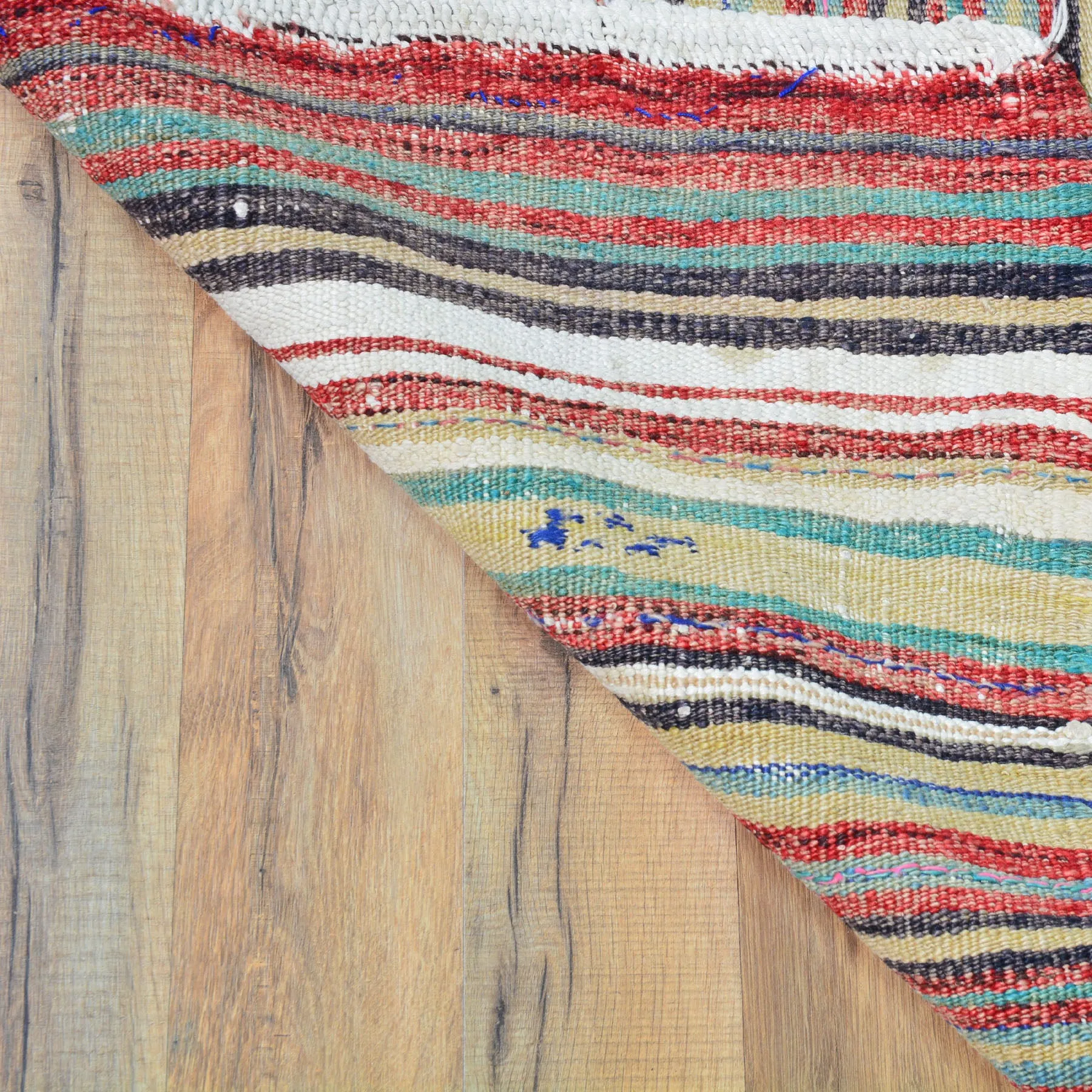 Hand-Woven Turkish Kilim Traditional Handmade Wool Rug (Size 4.8 X 8.11) Brrsf-1104