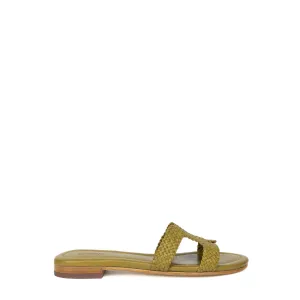 HANNA 83 SANDAL - MUSTARD GREEN