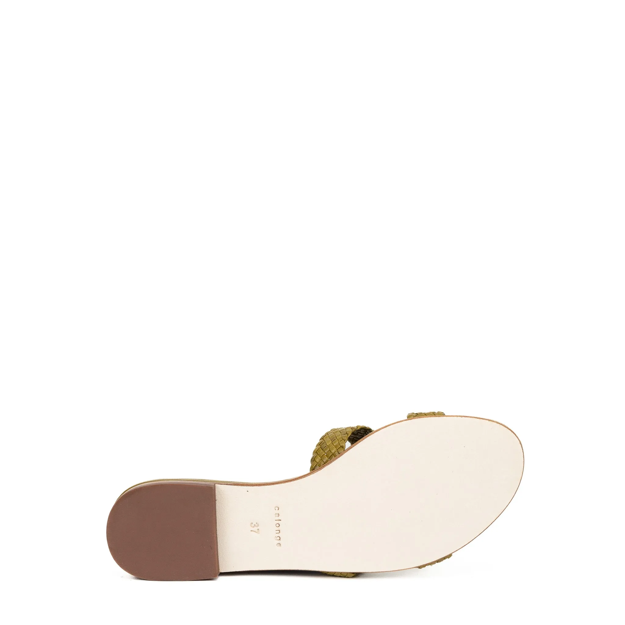 HANNA 83 SANDAL - MUSTARD GREEN