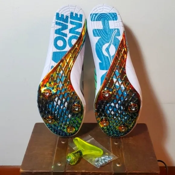 Hoka Size 13 Men's Speed Evo R Light Competition Track Running Spikes 800-10k