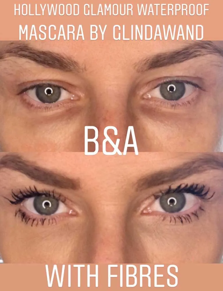 Hollywood Glamour Waterproof Mascara with Fibres
