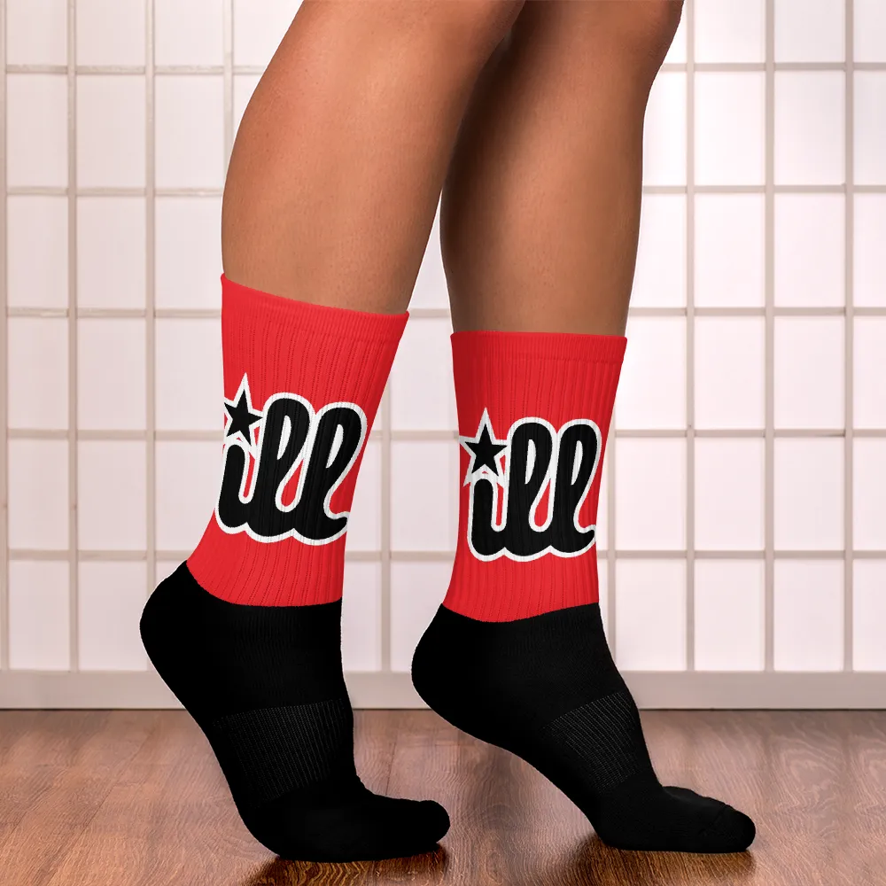ILL SOCKS RED