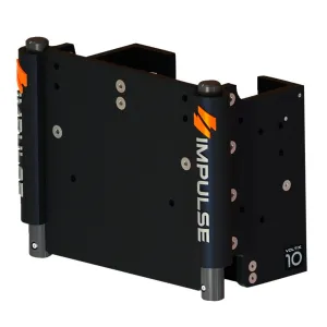 IMPULSE XL 10" Set Back Electric Jack Plate w/Standard Control - Black Anodize