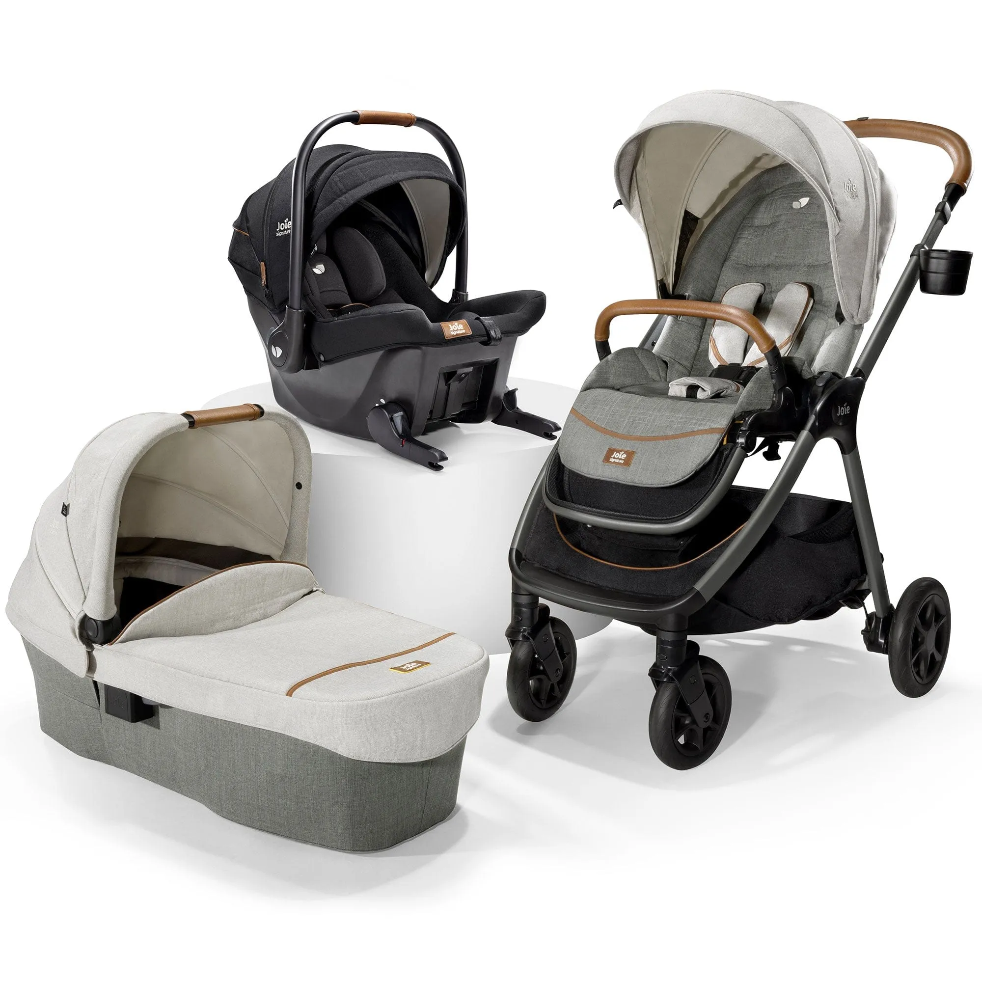 Joie Finiti Flex Click & Go Bundle in Oyster