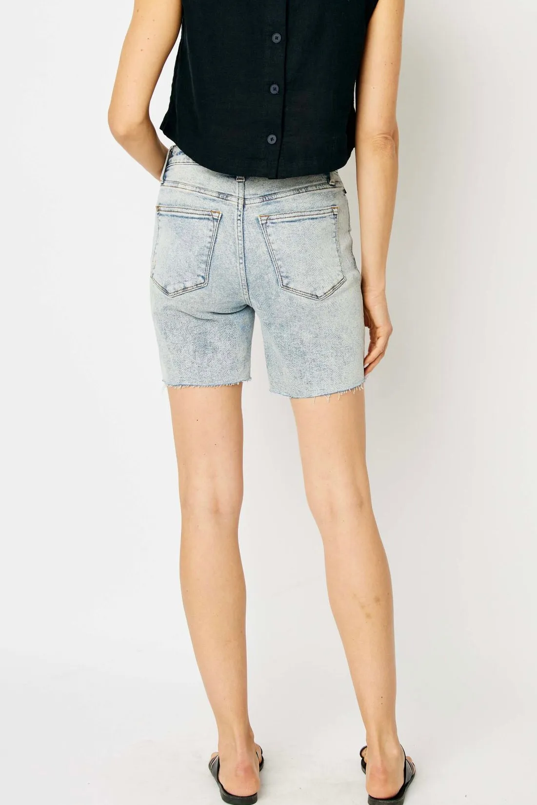 Judy Blue Mineral Wash Shorts