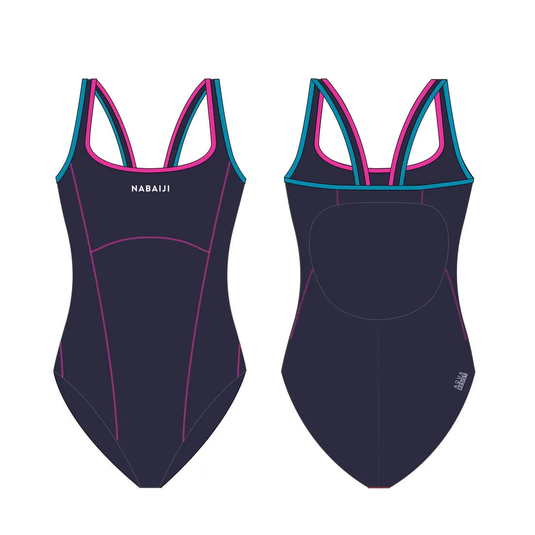 KAMYIE   500 Girls' one-piece swimsuit