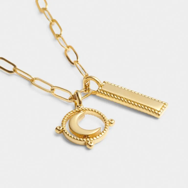 Katie Loxton Waterproof To The Moon & Back Charm Bracelet