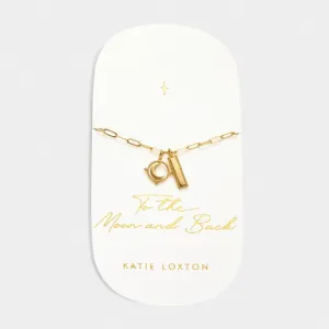 Katie Loxton Waterproof To The Moon & Back Charm Bracelet