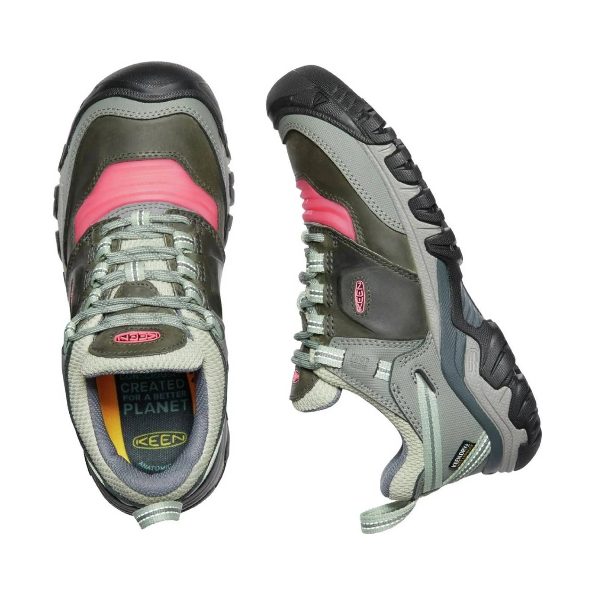 KEEN Women's Ridge Flex Waterproof - Castor Grey/Dubarry