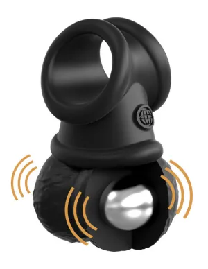 King  Elite - the Crown Jewels - Vibrating  Vibrating Silicone Swinging Balls