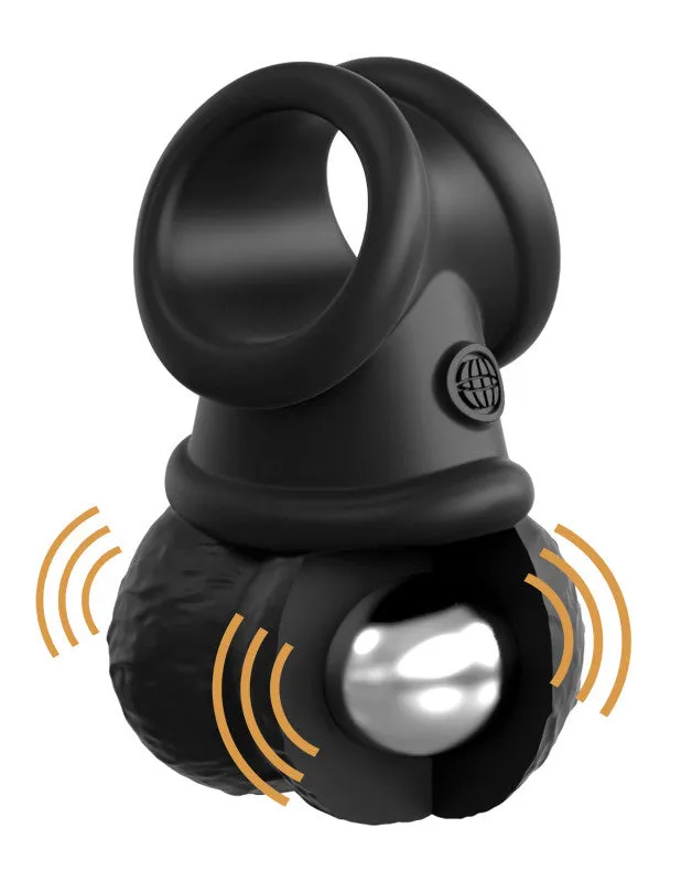 King  Elite - the Crown Jewels - Vibrating  Vibrating Silicone Swinging Balls