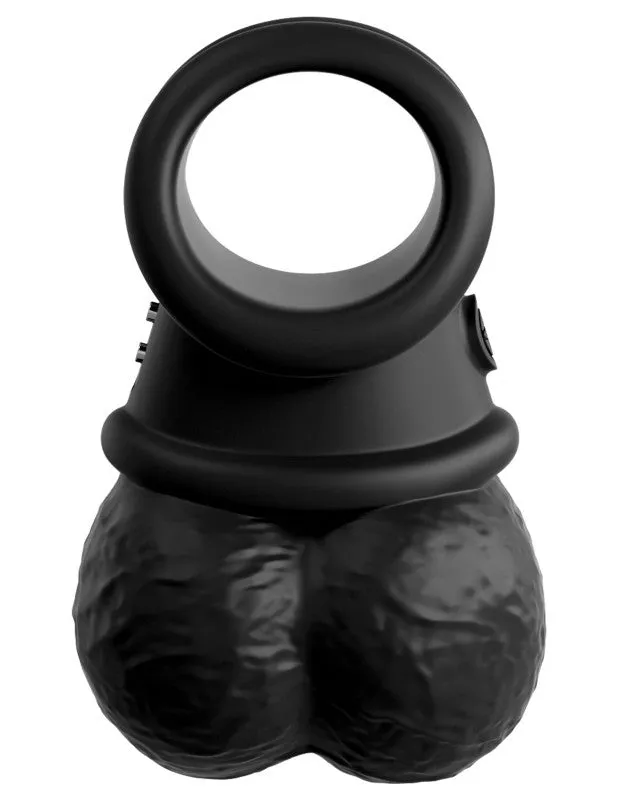 King  Elite - the Crown Jewels - Vibrating  Vibrating Silicone Swinging Balls