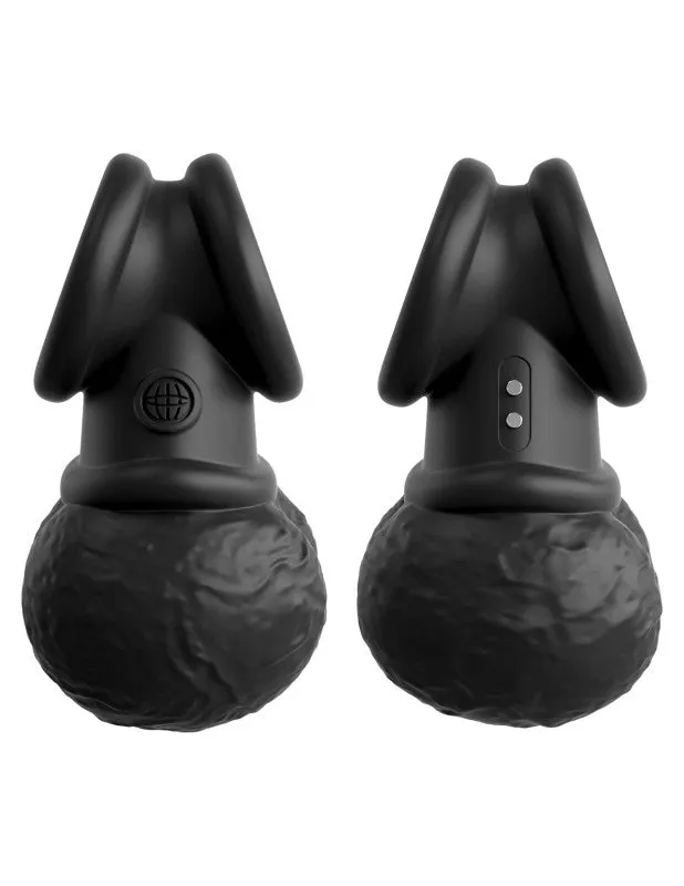 King  Elite - the Crown Jewels - Vibrating  Vibrating Silicone Swinging Balls