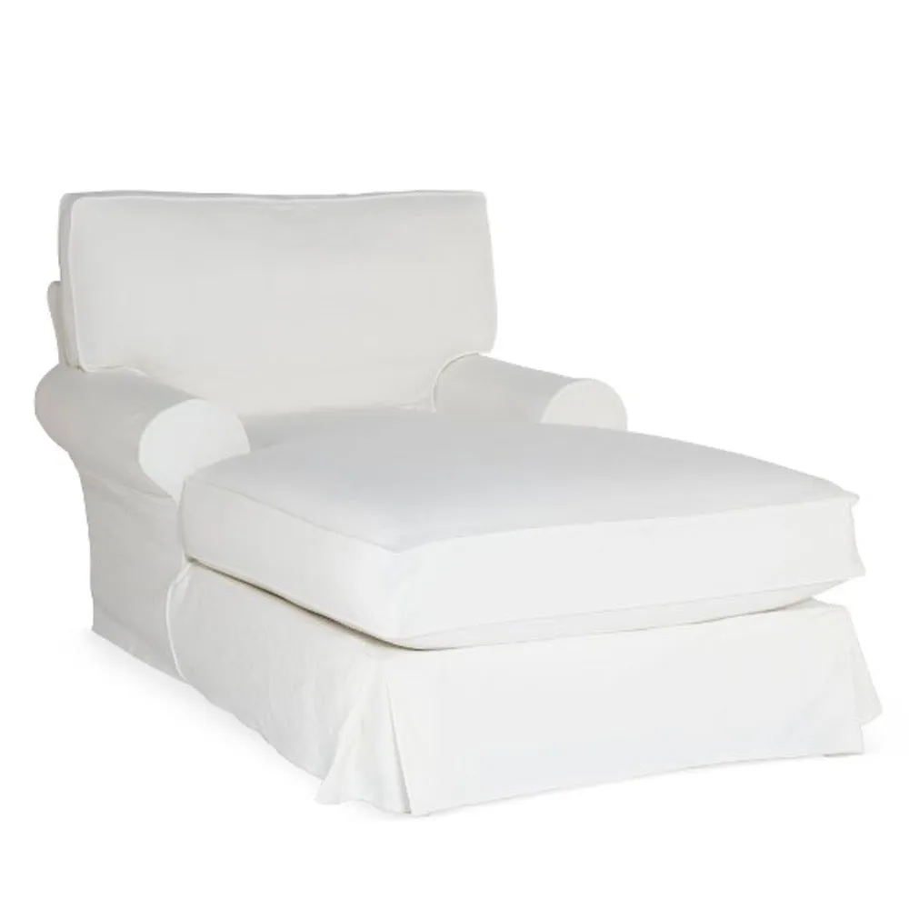 Lauren Slipcovered Chaise