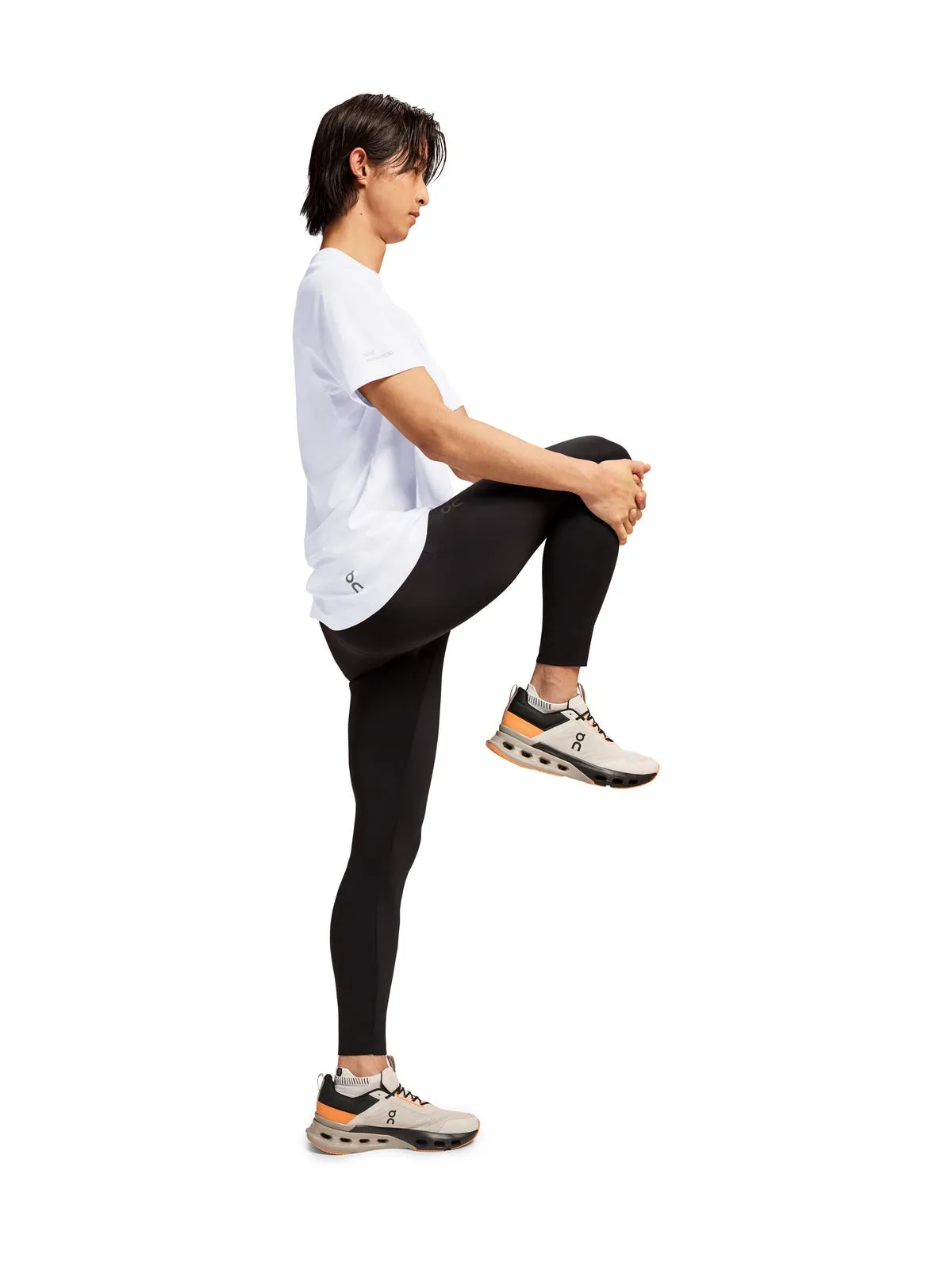 Legginsy męskie do biegania ON RUNNING Active Tights czarny