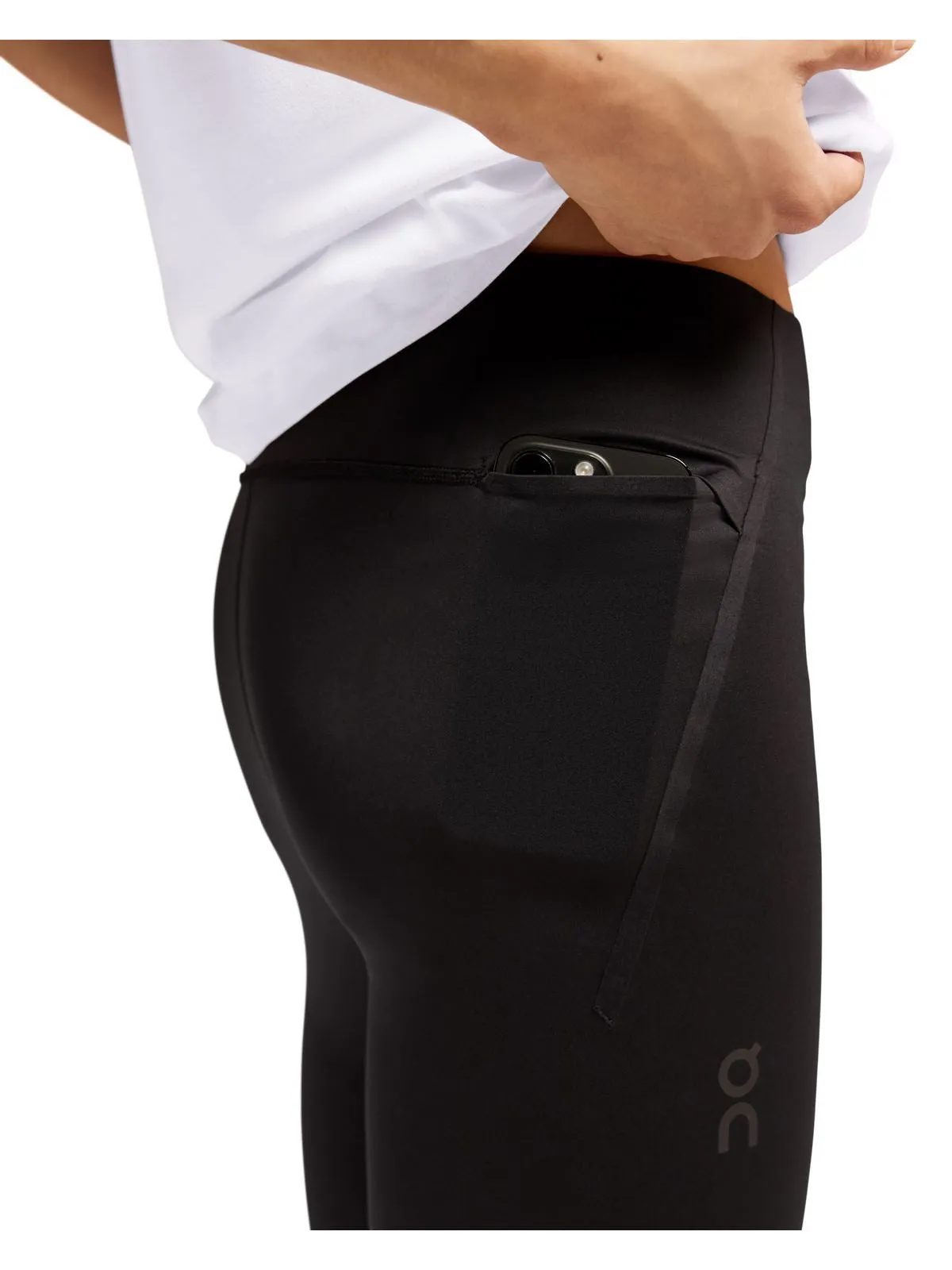 Legginsy męskie do biegania ON RUNNING Active Tights czarny