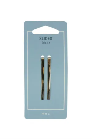 MAE 40-2124 Slides Gold 2pcs