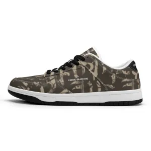 Mens Dunk Stylish Low Top Leather Sneakers