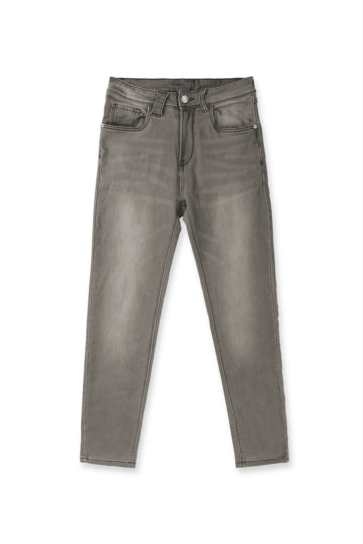 Men's Premium Fitted Stretchy Jeans - Faded Gray