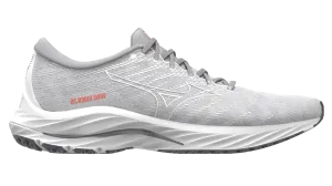 Mizuno Women's Wave Rider 26 - White/White/Living Coral