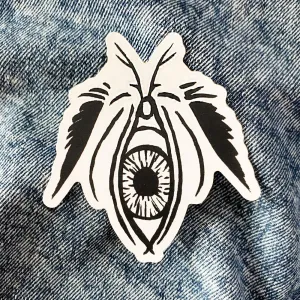 Moth Eye Sticker