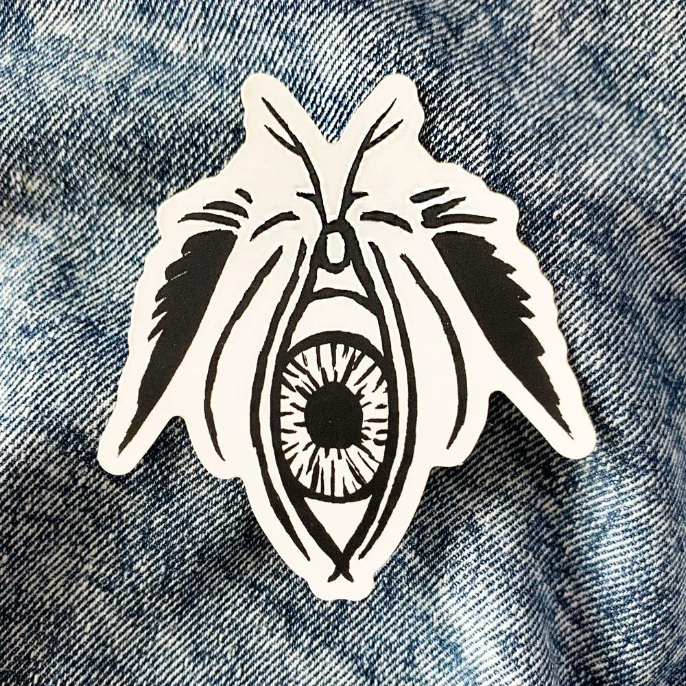 Moth Eye Sticker