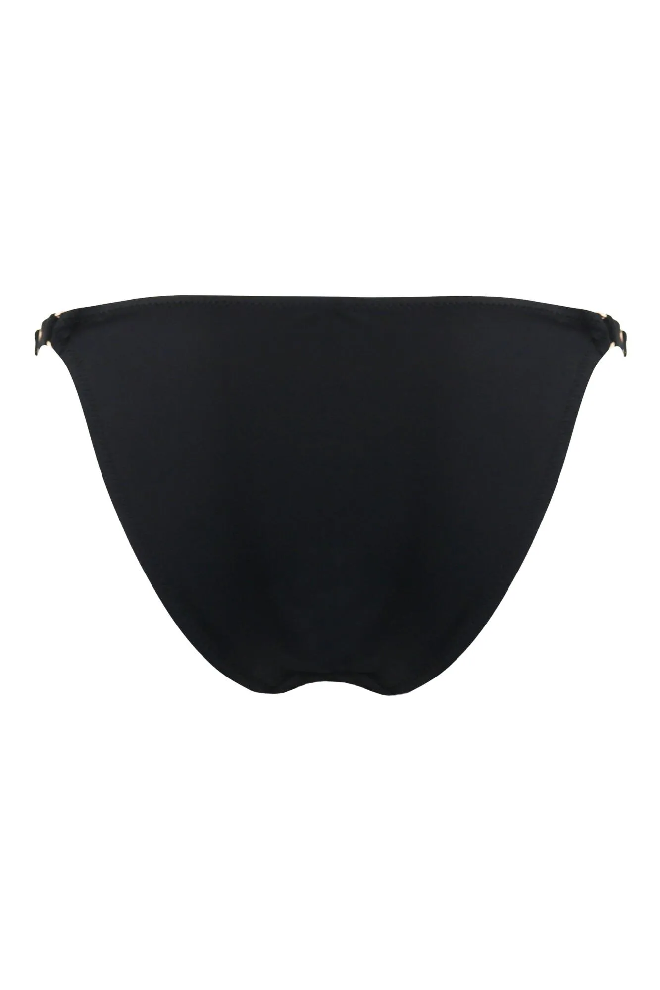 Mykonos Cowl Neck Adjustable Side Bikini Brief In Black - Pour Moi