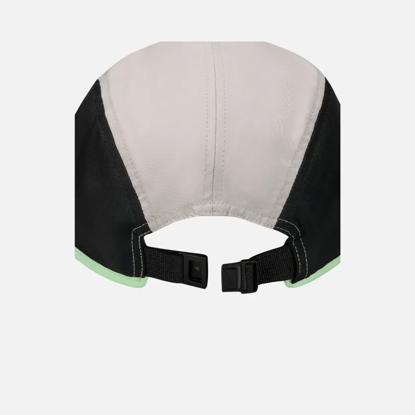 Nike Dri-FIT Fly Unstructured Swoosh Cap -Light Iron Ore/Vapour Green/Black