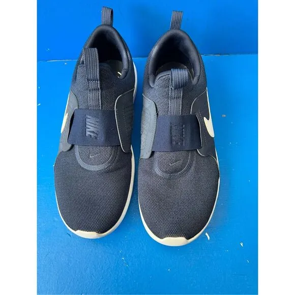 Nike Mens Navy Blue AD Comfort Running Slip On Sneakers Shoes DJ0999-400 Sz 12