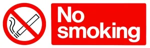 No Smoking Sign Laminated Board