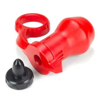 Oxballs - Blaster Asslock - Rood   Stopper - Zwart
