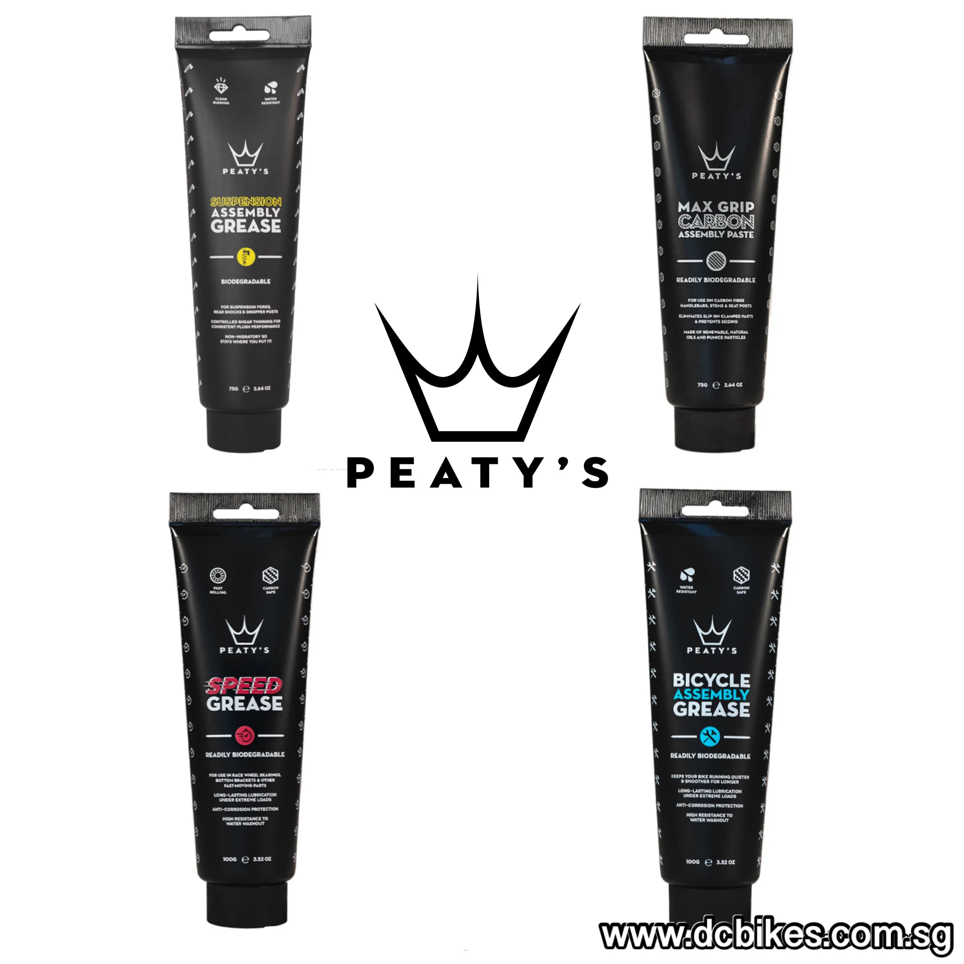 Peaty’s Bicycle Suspension Carbon Paste Assembly Speed Grease