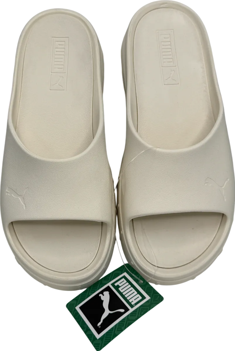 Puma White Mayze Stack Injex Slides UK 6 EU 39 👠